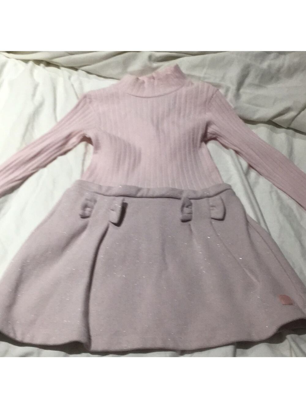 Lili Gaufrette 2t pink shimmer dress worn once